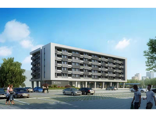 翔宇工业园建设效果图-宿舍楼